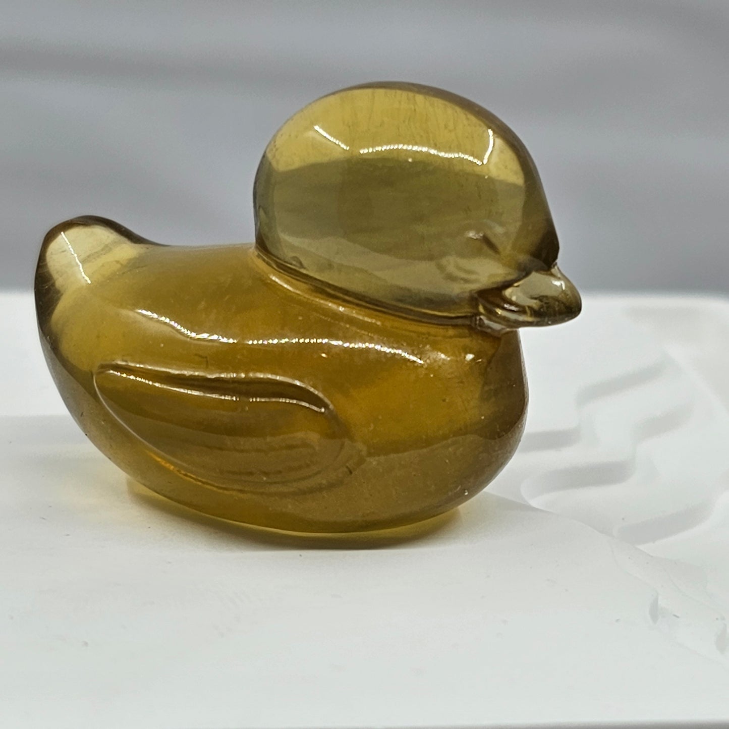FengShui House Decoration > Natural Fluorite Stone > Yellow Duck > In house decoration