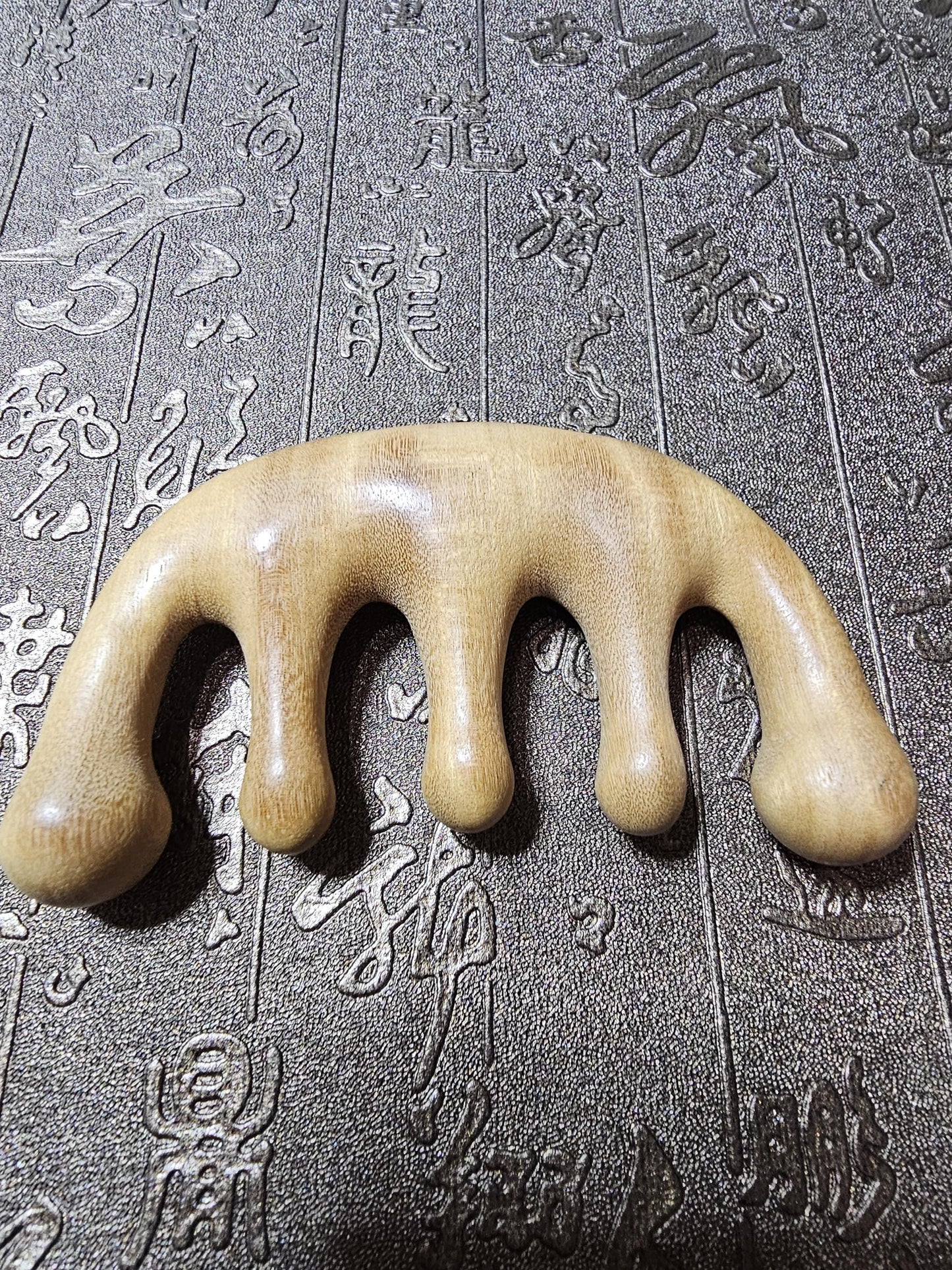 Sandalwood Massage Comb- Scalp, face and body- Multifunction Massage Comb