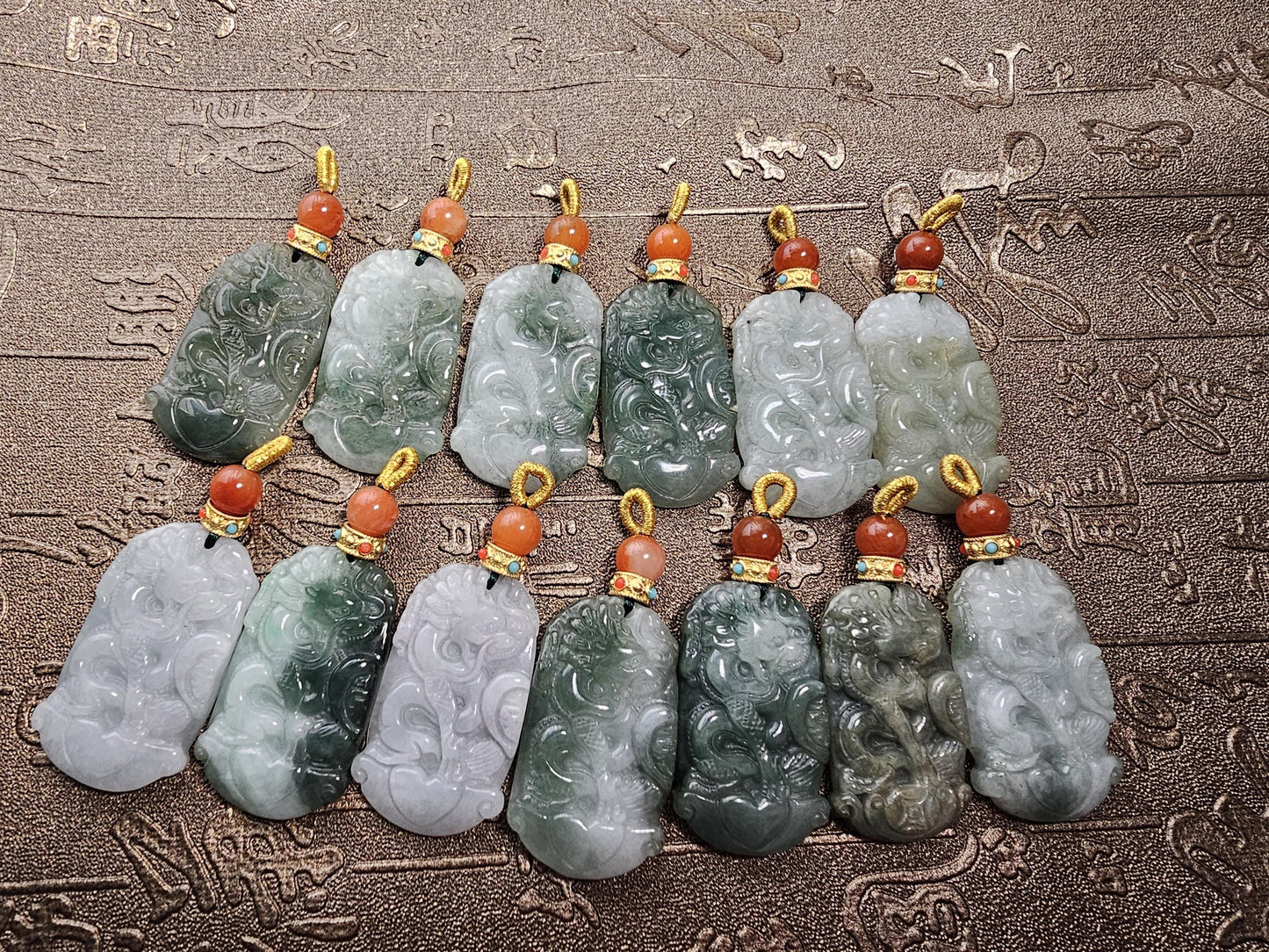 Burmese Jade Dragon Pendant