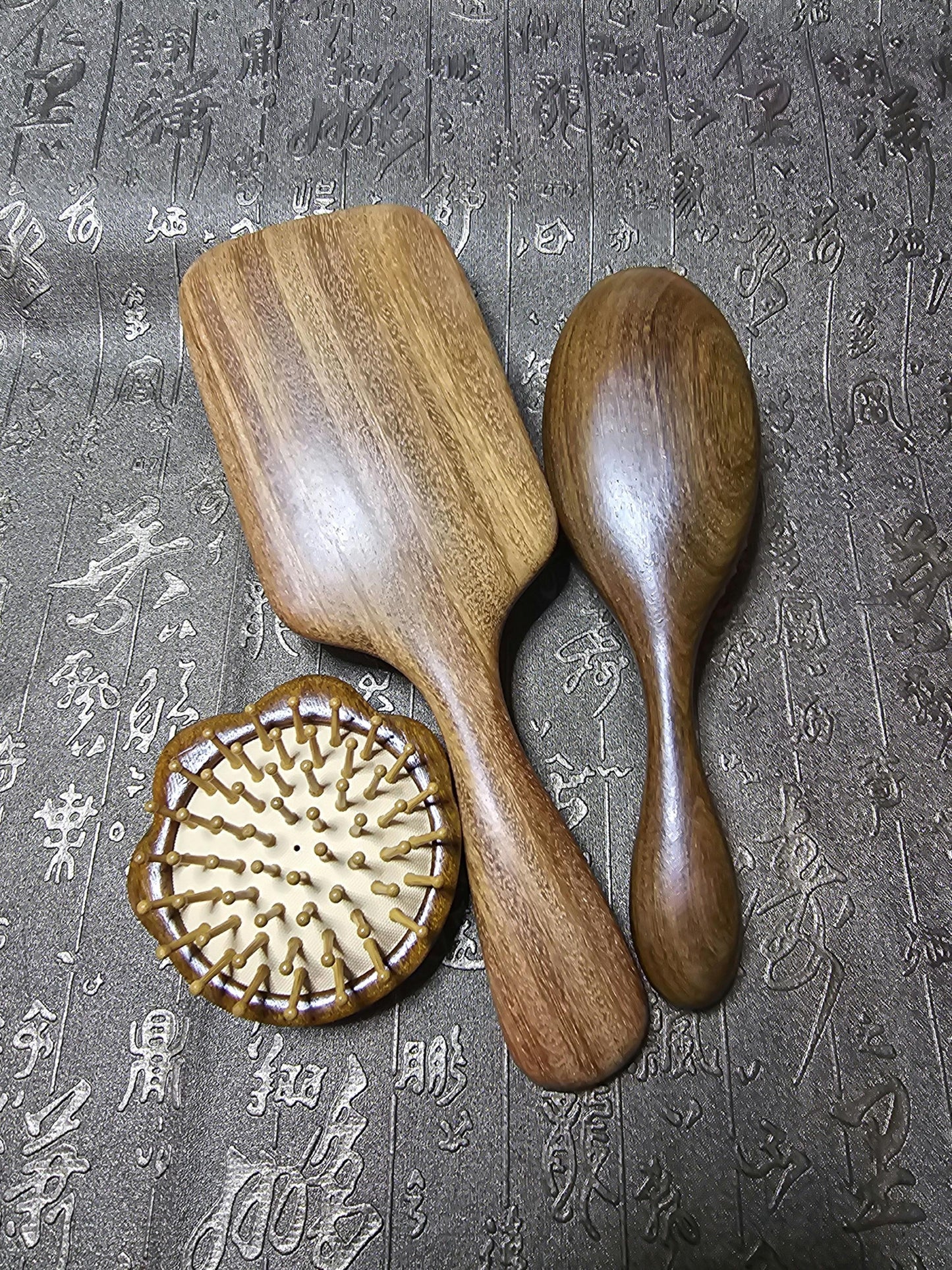 Sandalwood Cushion Comb, Massage Comb, Wood Comb