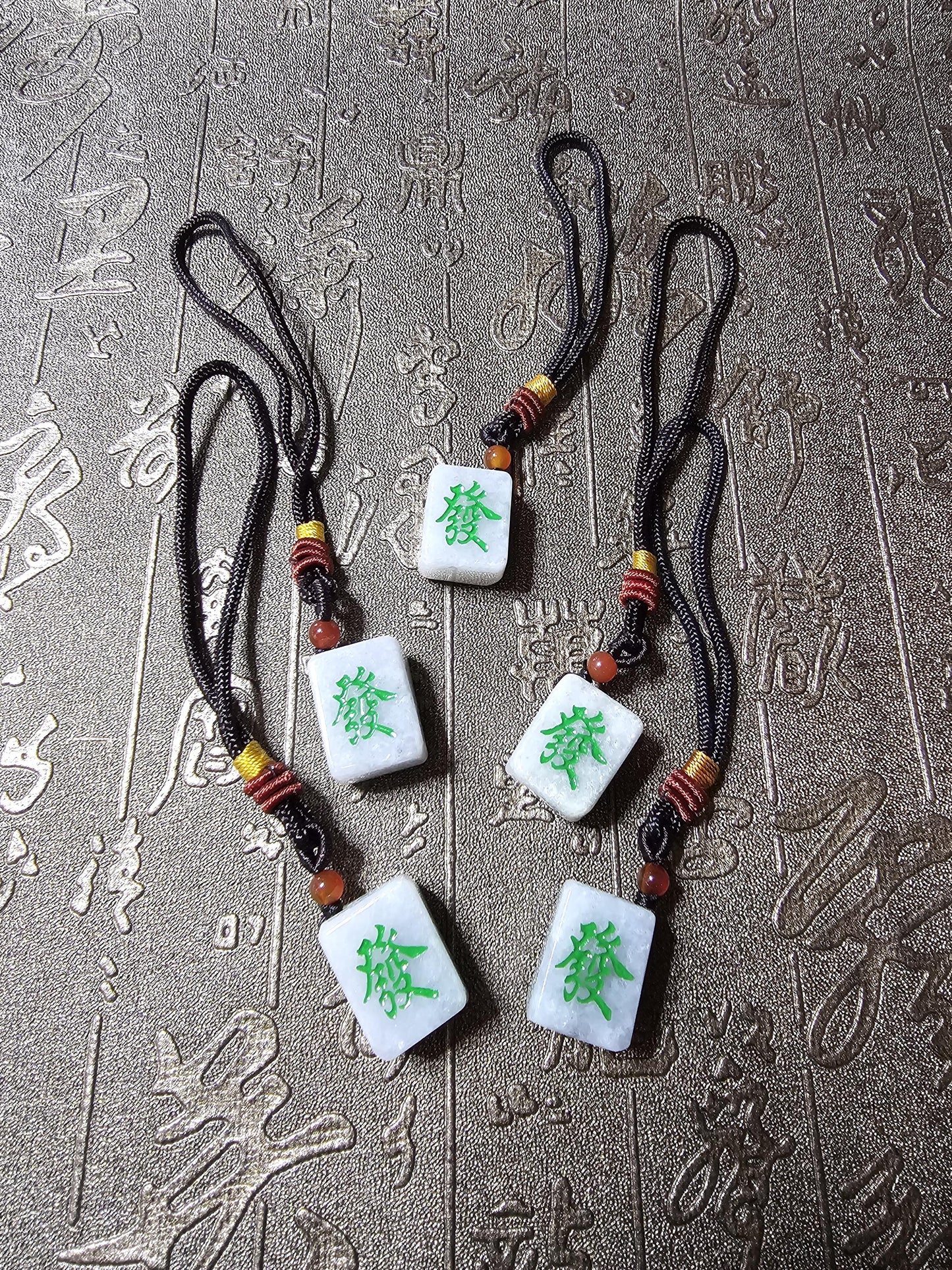Mahjong Keychain, Wealth Wishes, Lucky MahJong, Mahjong Tiles