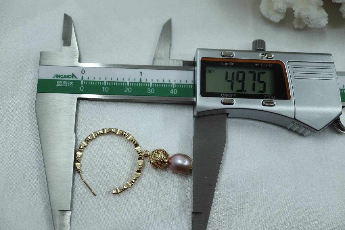 Vintage Hoop Earrings, Fresh Water Pearl Earrings, Fashion Earrings, Hoop Earrings,Birthday Gift, Hand Made Earrings