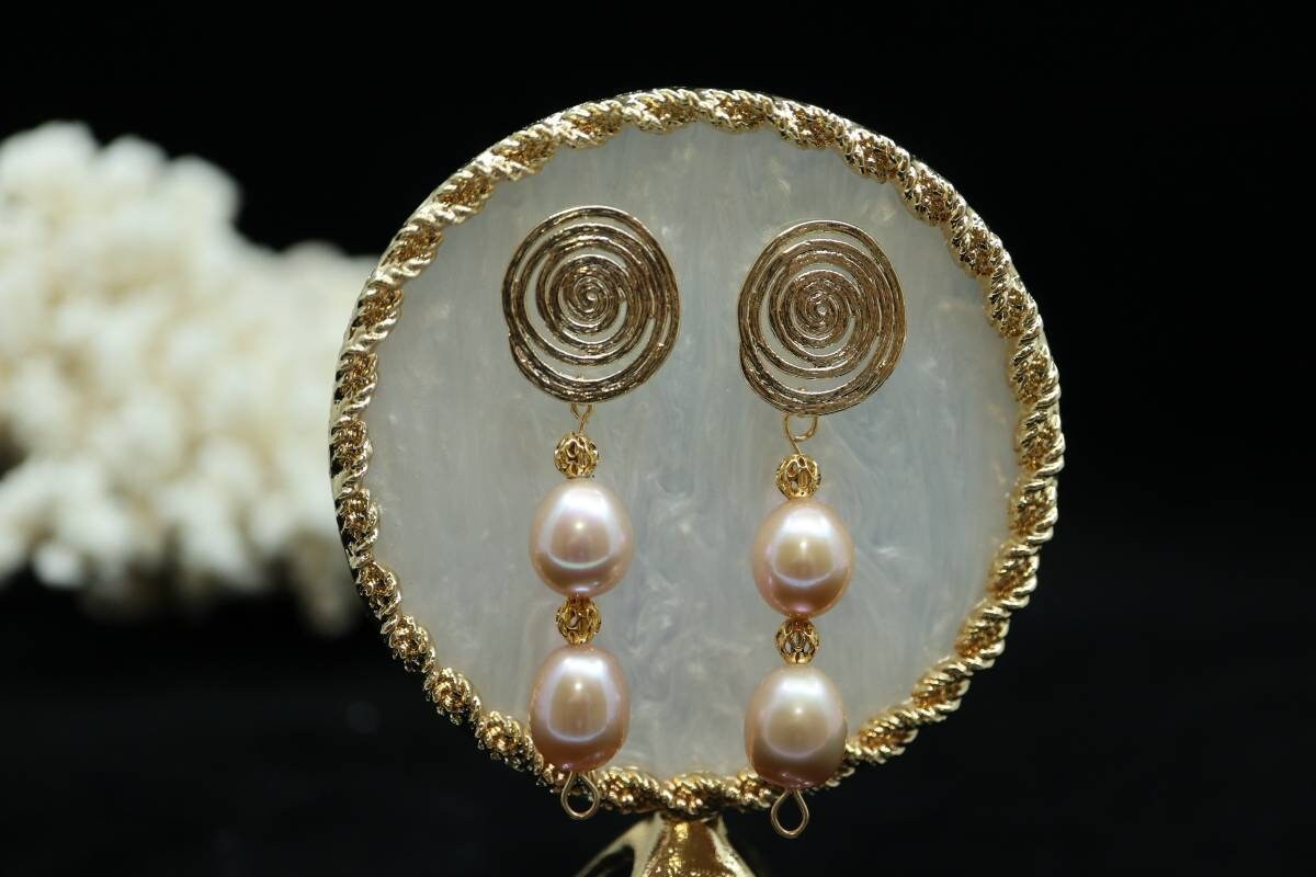 Real Pearl Earrings, Silver Earrings, Vintage Earrings, Wedding Earrings, Girly Earrings, French Style Earrings