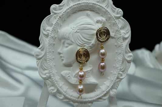 Real Pearl Earrings, Silver Earrings, Vintage Earrings, Wedding Earrings, Girly Earrings, French Style Earrings