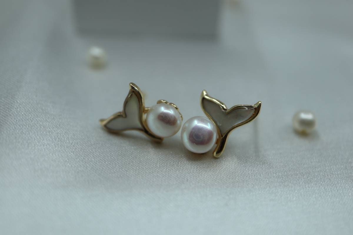 Earrings, Stud Earrings, Real Pearl Earrings, Wedding Earrings, Silver Earrings, Bridal Jewelry , Birthday Gift, Anniversary Gift,