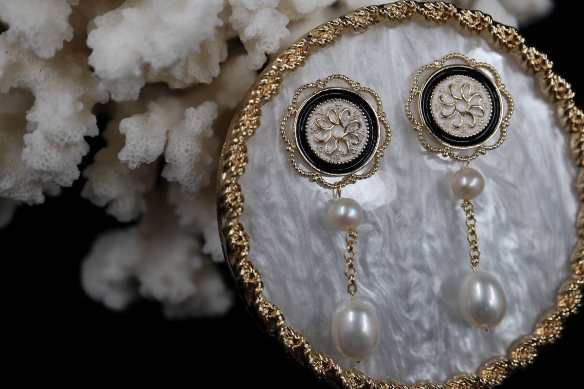 Earrings, Drop Earrings, Vintage Earrings, Pearl Earrings, Elegant Earrings, Wedding Earrings, Birthday Gift, Anniversary Gift