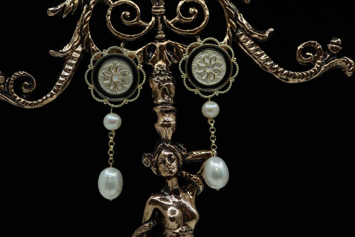 Earrings, Drop Earrings, Vintage Earrings, Pearl Earrings, Elegant Earrings, Wedding Earrings, Birthday Gift, Anniversary Gift