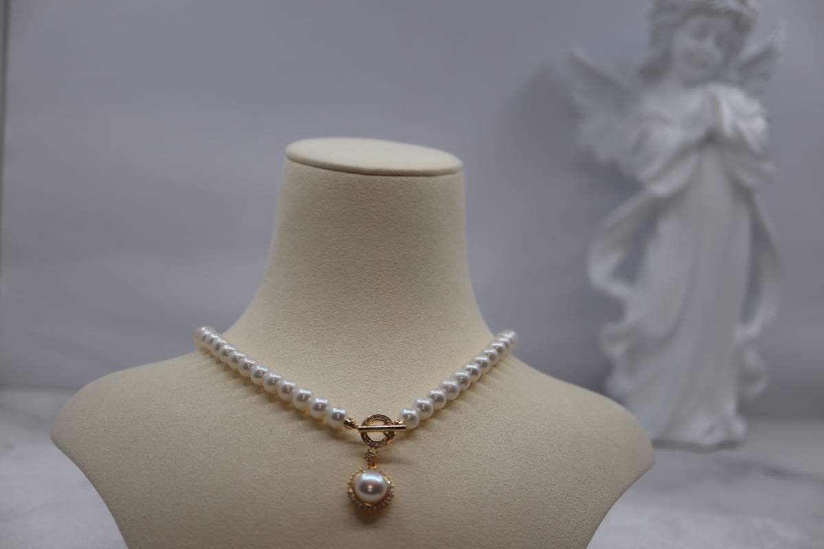 Pearl Necklace，Vintage Style Jewelry, Bridal Jewelry