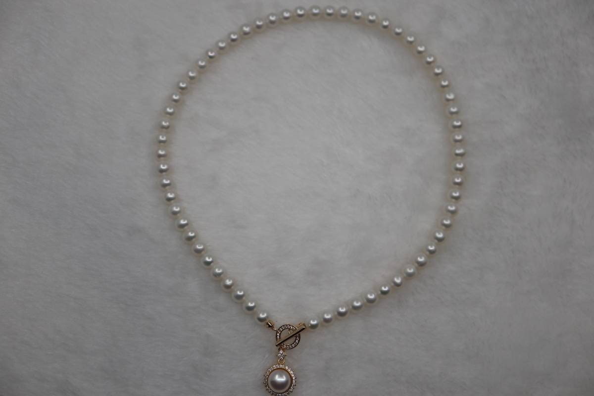 Pearl Necklace，Vintage Style Jewelry, Bridal Jewelry