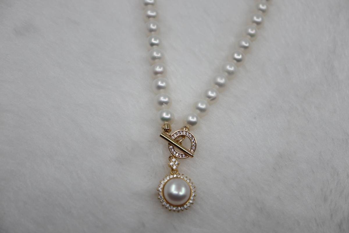 Pearl Necklace，Vintage Style Jewelry, Bridal Jewelry