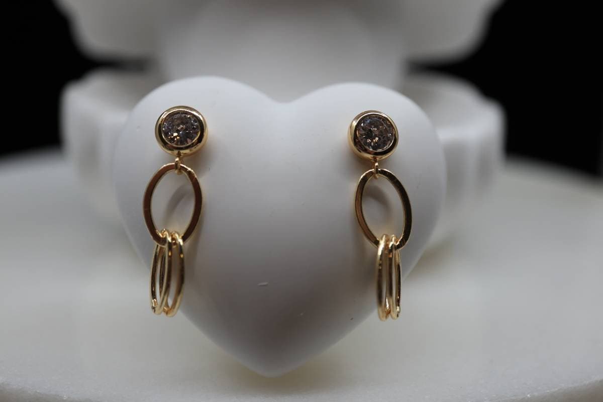 Fashion women gold earrings, Ear drops
