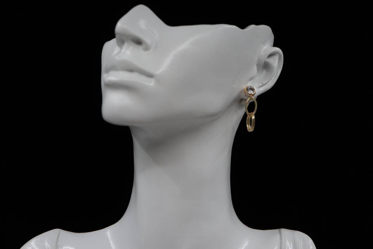 Fashion women gold earrings, Ear drops