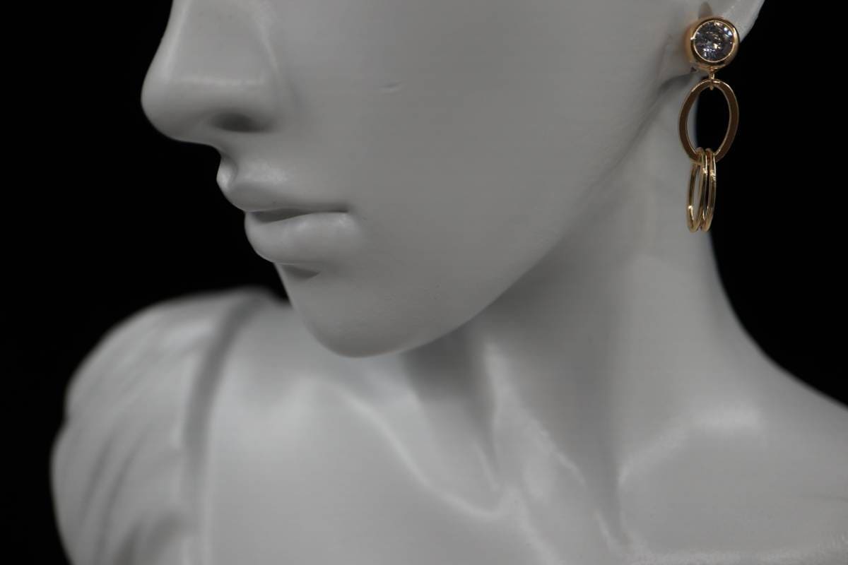 Fashion women gold earrings, Ear drops