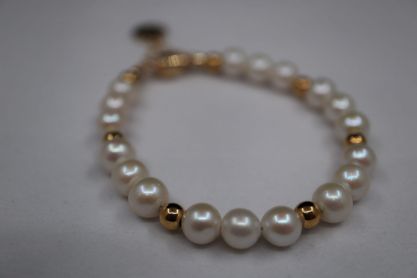 14K Gold and Pearl Bracelet