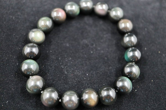 Rainbow Obsidian Crystal Bracelet