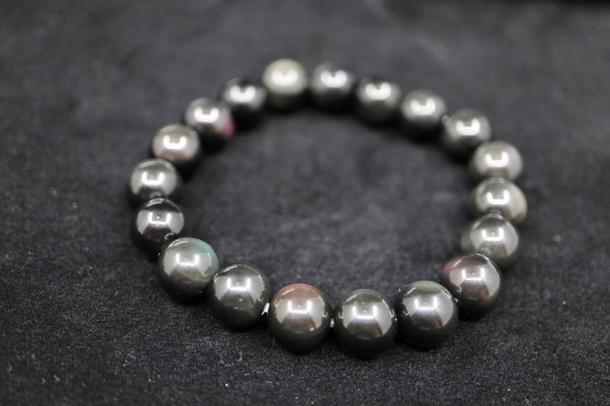 Rainbow Obsidian Crystal Bracelet