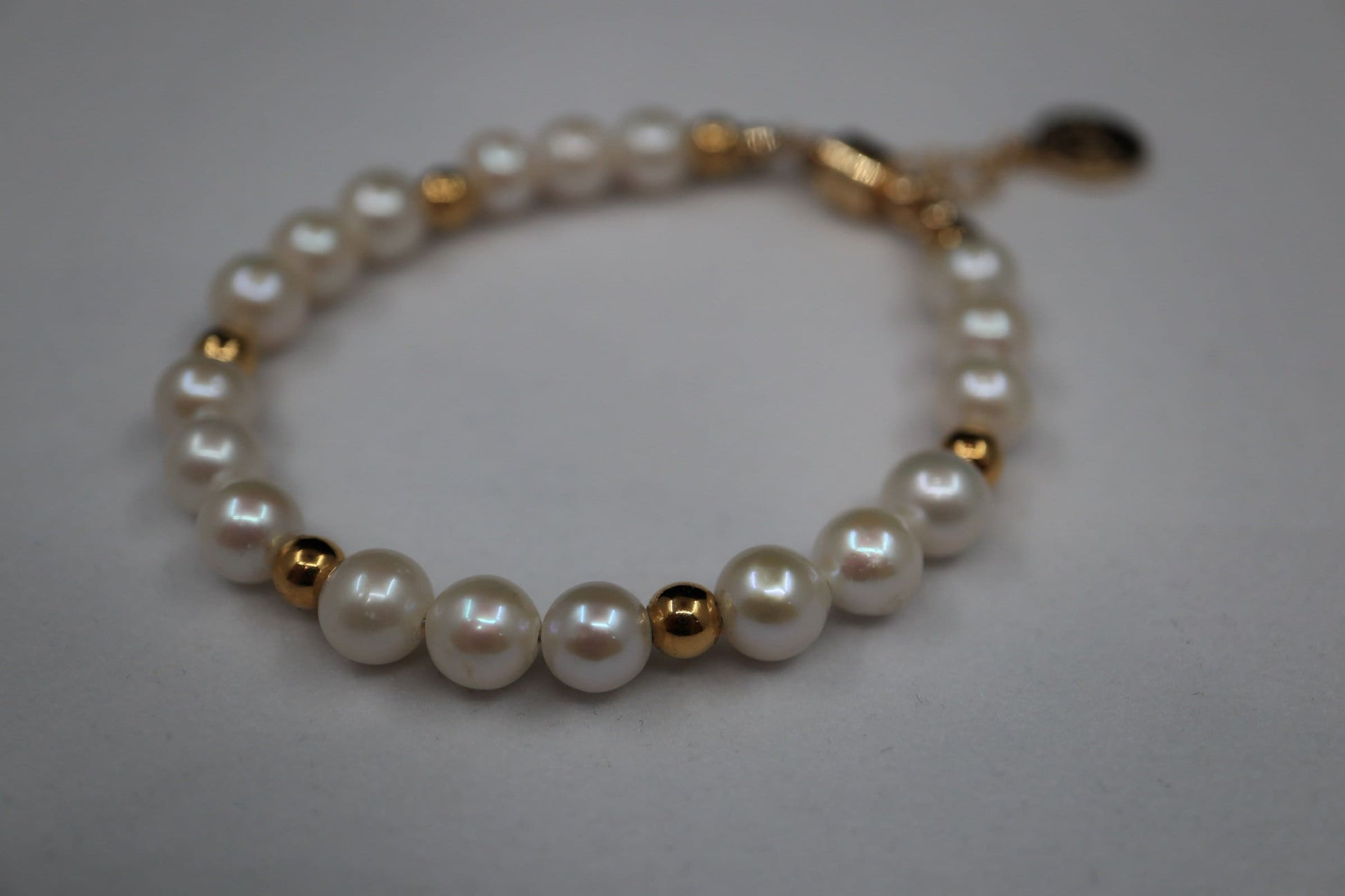 14K Gold and Pearl Bracelet