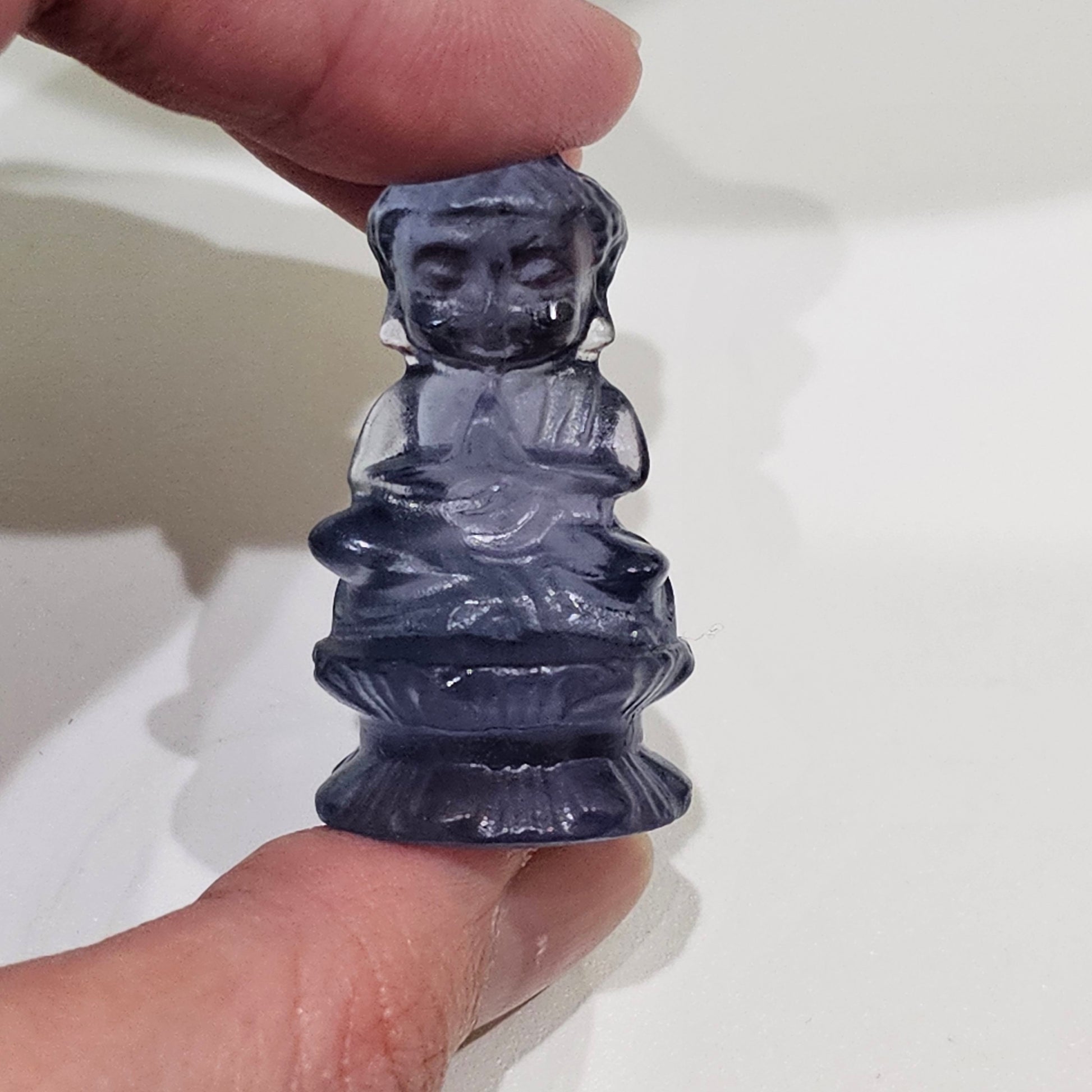 FengShui House Decoration > Natural Forite Stone Baby Buddha Displays