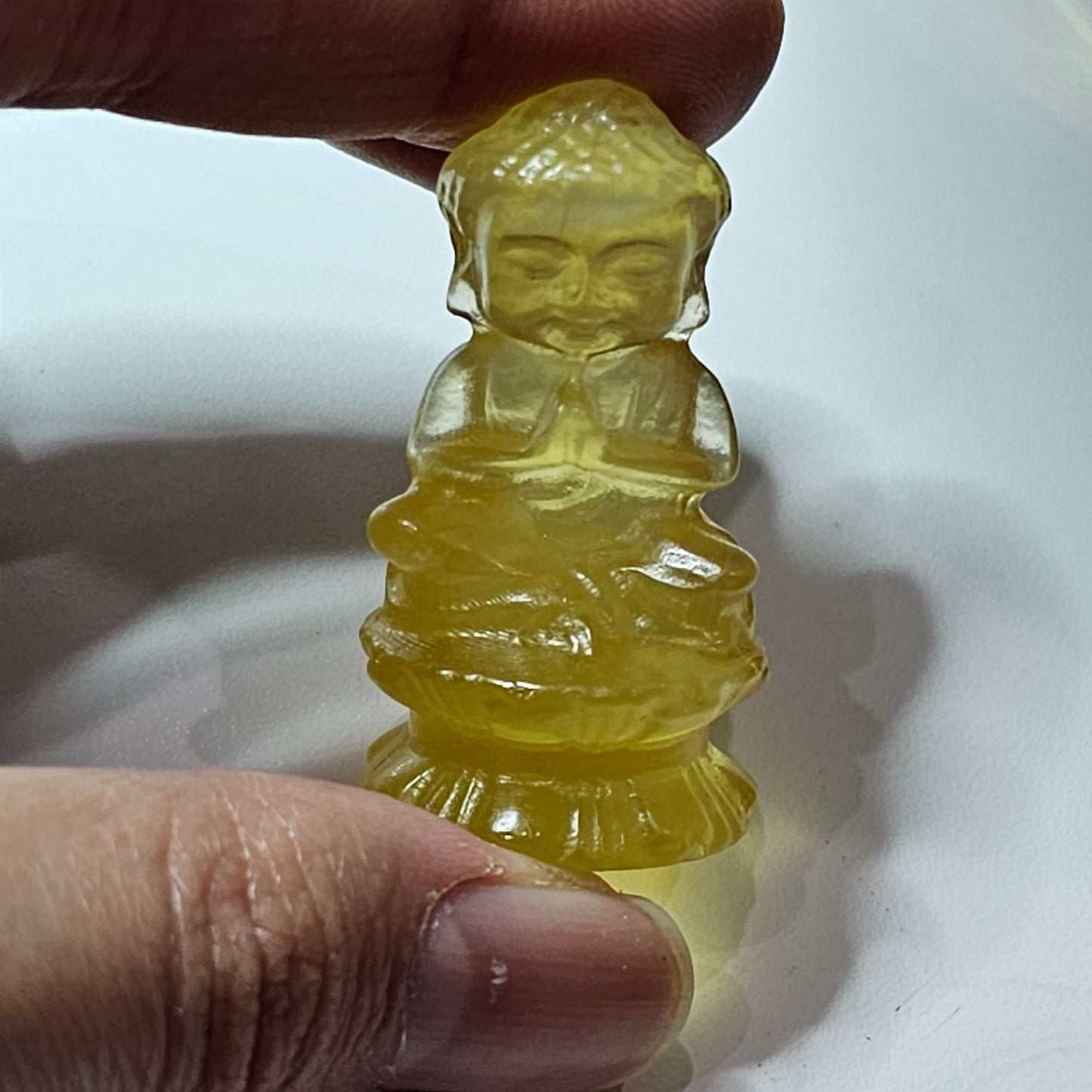 FengShui House Decoration > Natural Forite Stone Baby Buddha Displays