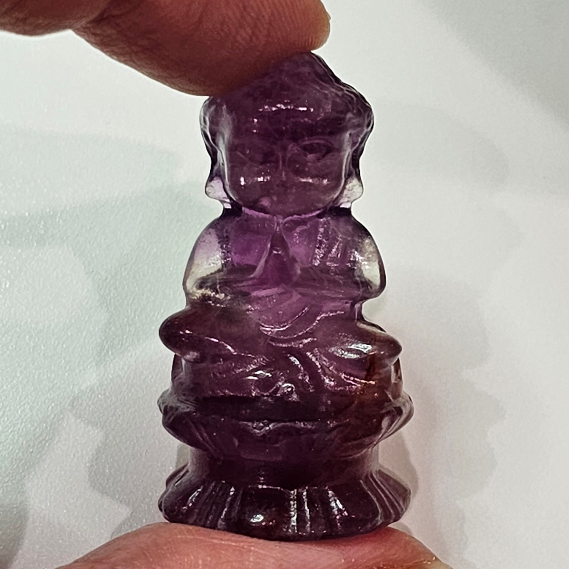 FengShui House Decoration > Natural Forite Stone Baby Buddha Displays