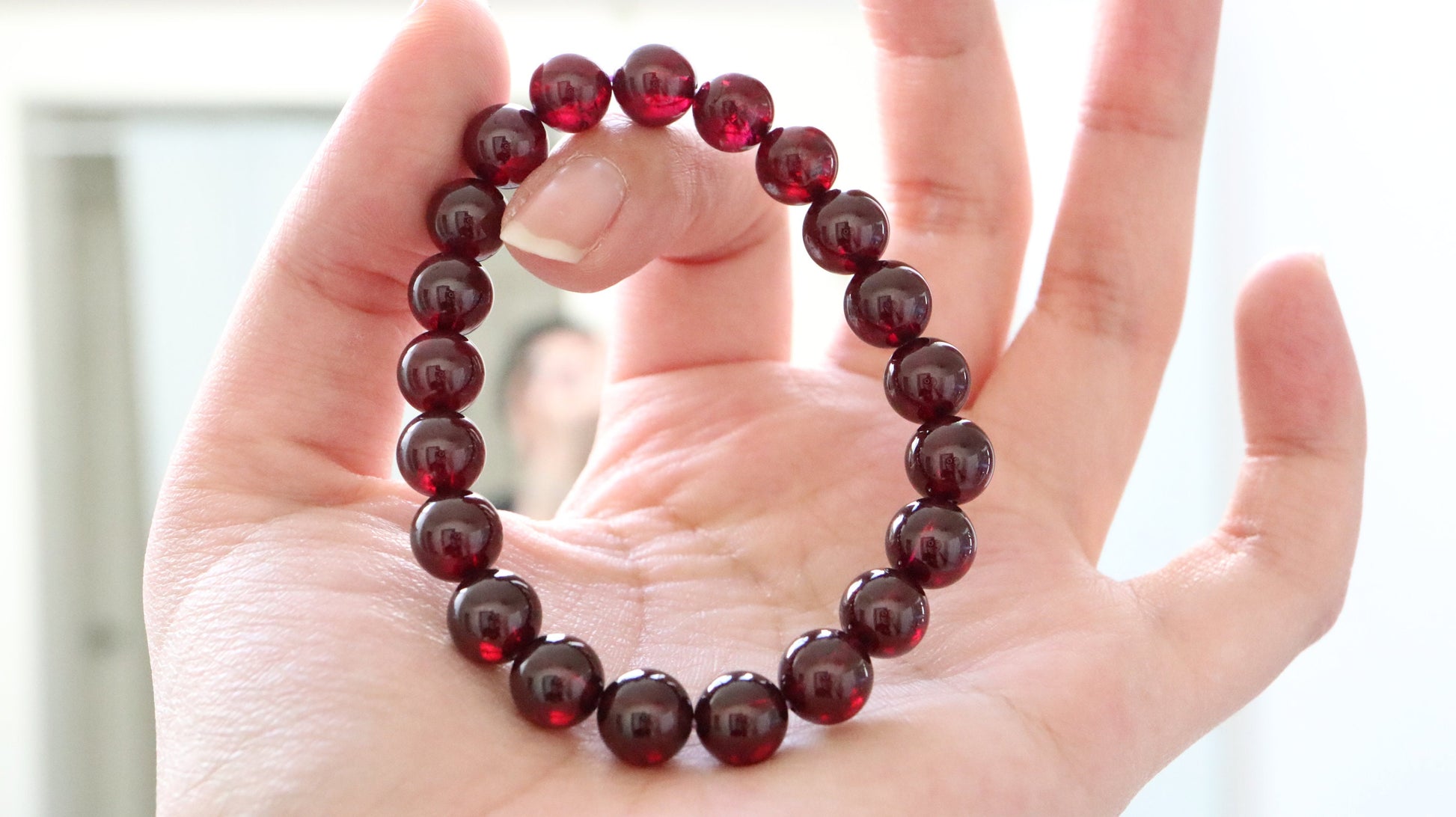 Rhodolite Garnet Bracelet, High Quality Purple Garnet