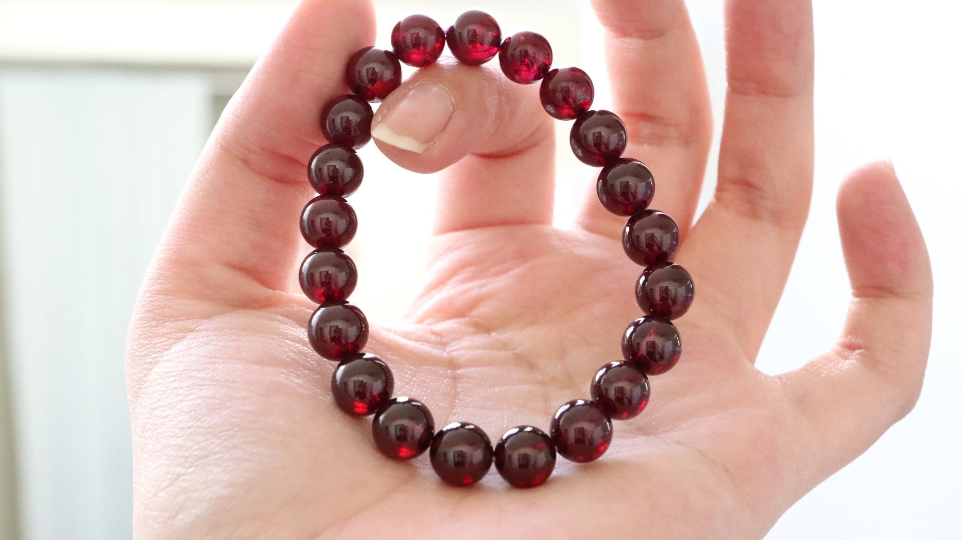 Rhodolite Garnet Bracelet, High Quality Purple Garnet