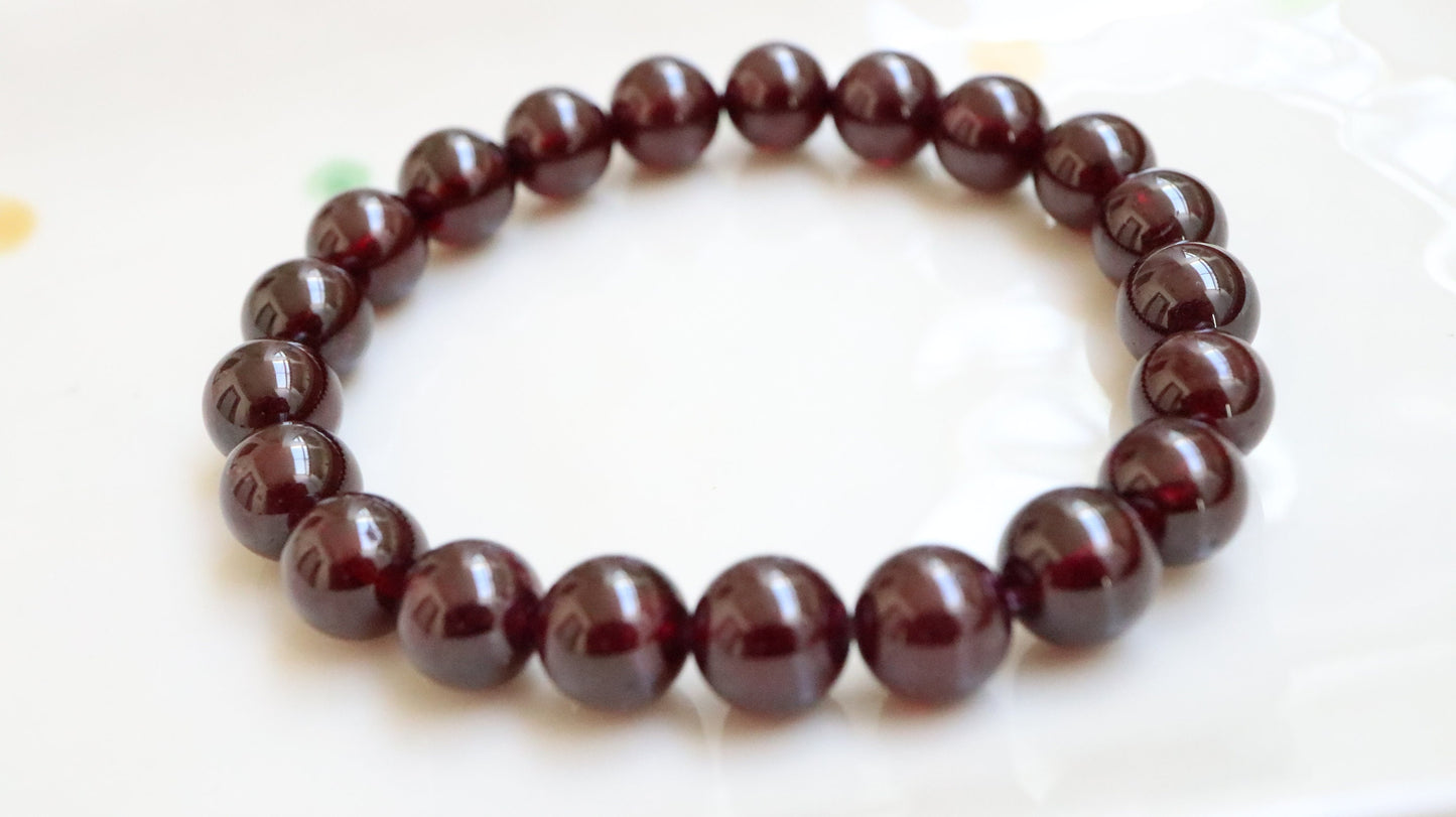 Rhodolite Garnet Bracelet, High Quality Purple Garnet