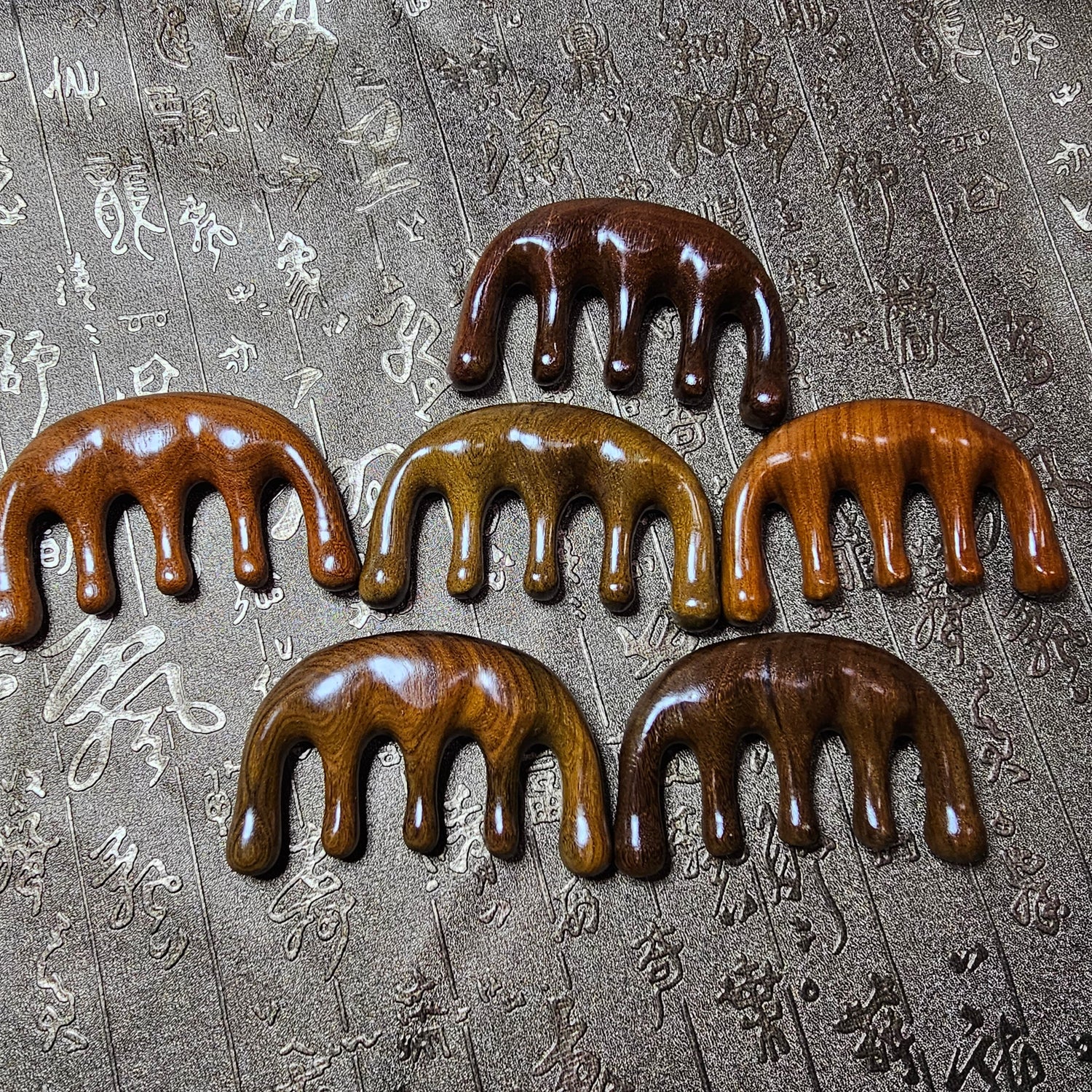 Sandalwood Massage Comb- Scalp, face and body- Multifunction Massage Comb