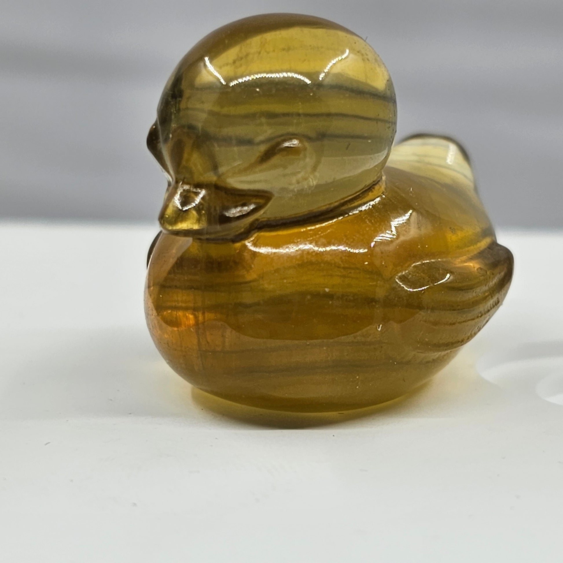 FengShui House Decoration > Natural Fluorite Stone > Yellow Duck > In house decoration