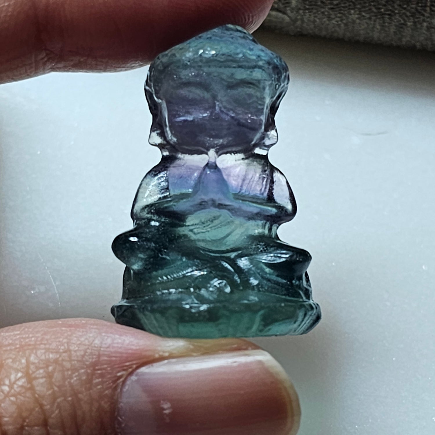 FengShui House Decoration > Natural Forite Stone Baby Buddha Displays