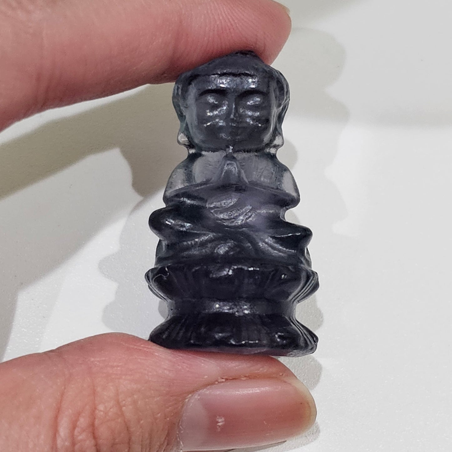 FengShui House Decoration > Natural Forite Stone Baby Buddha Displays