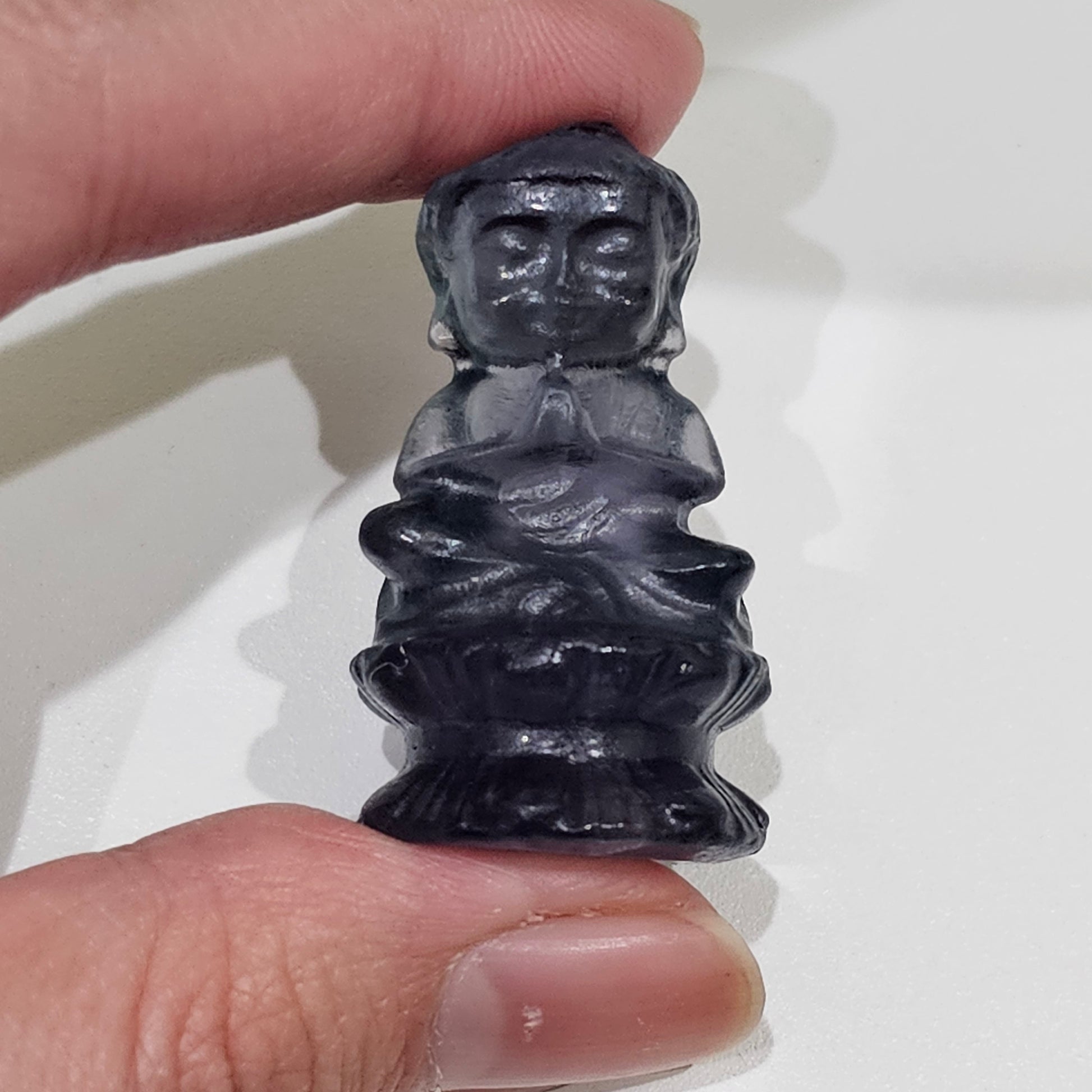 FengShui House Decoration > Natural Forite Stone Baby Buddha Displays