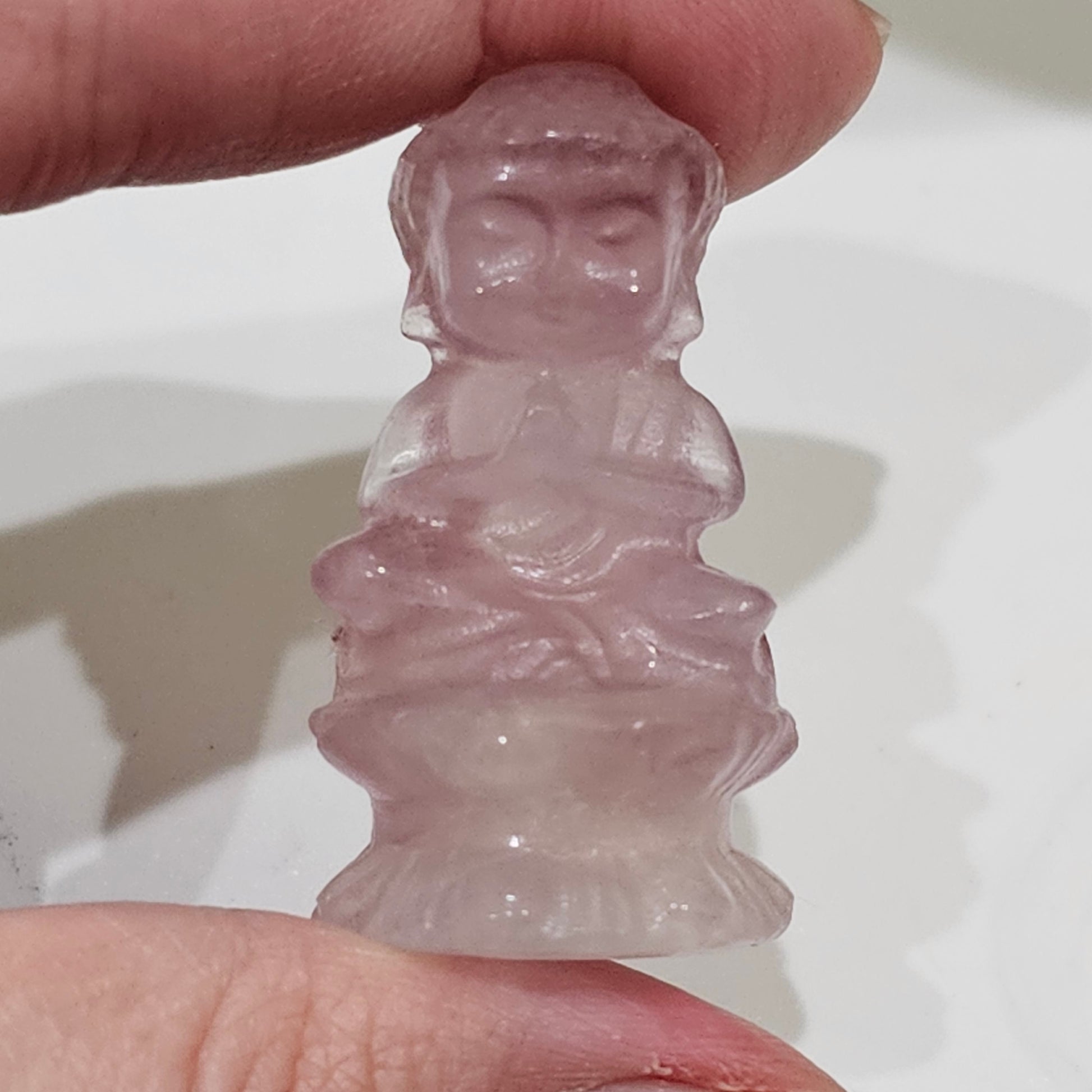 FengShui House Decoration > Natural Forite Stone Baby Buddha Displays