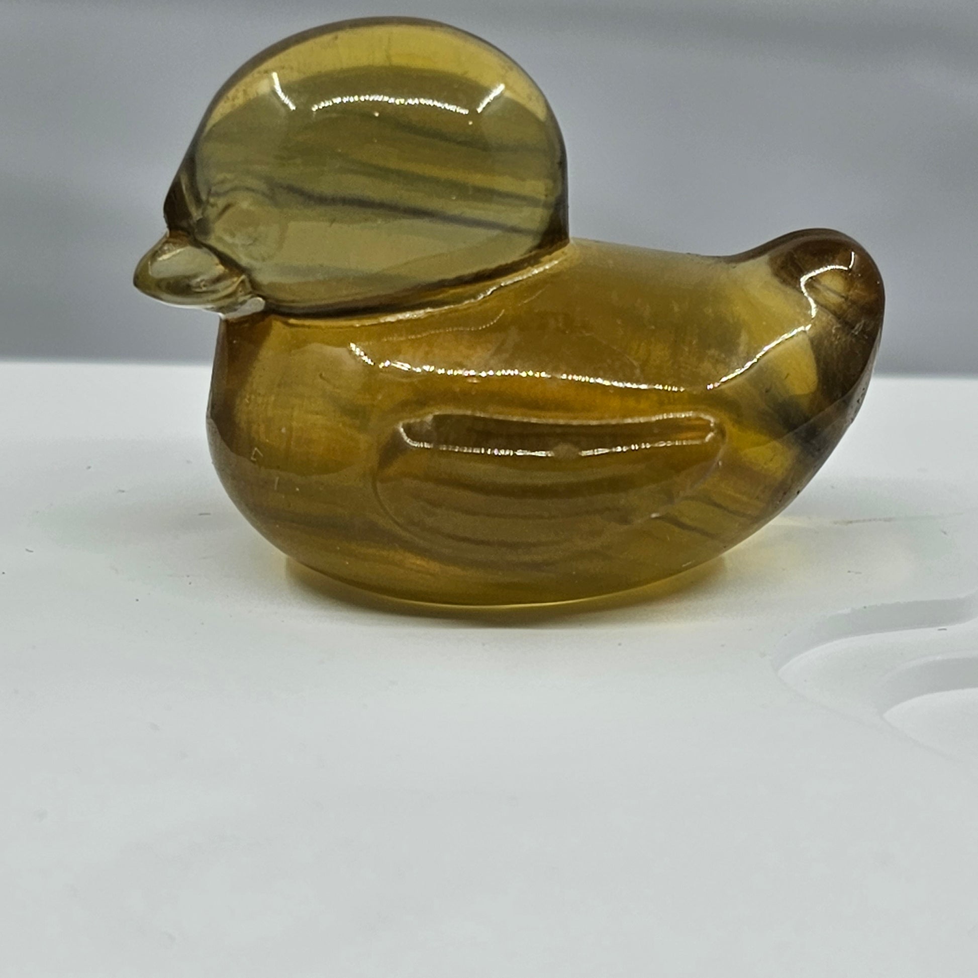 FengShui House Decoration > Natural Fluorite Stone > Yellow Duck > In house decoration