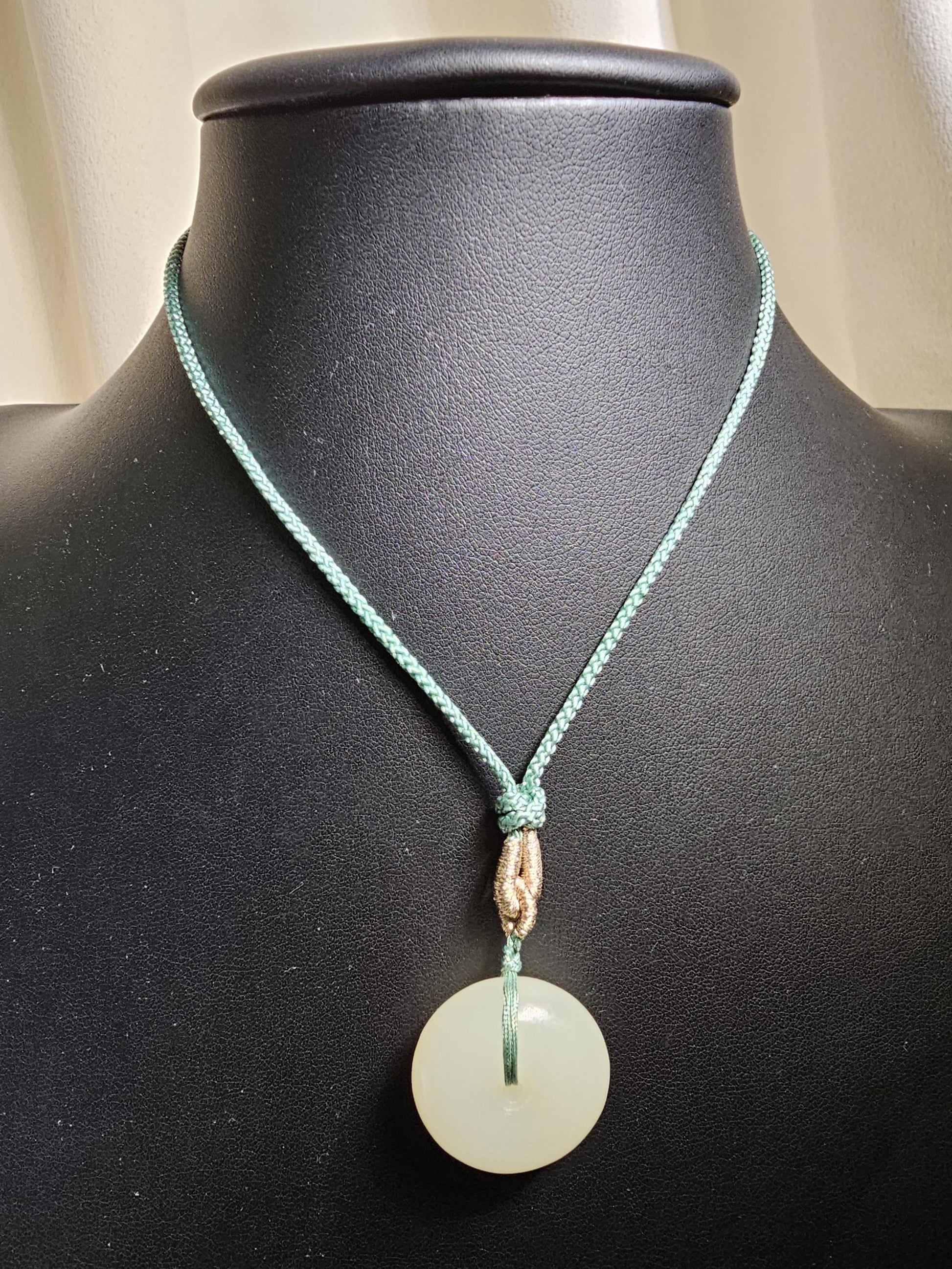 Donut Jade Pendant