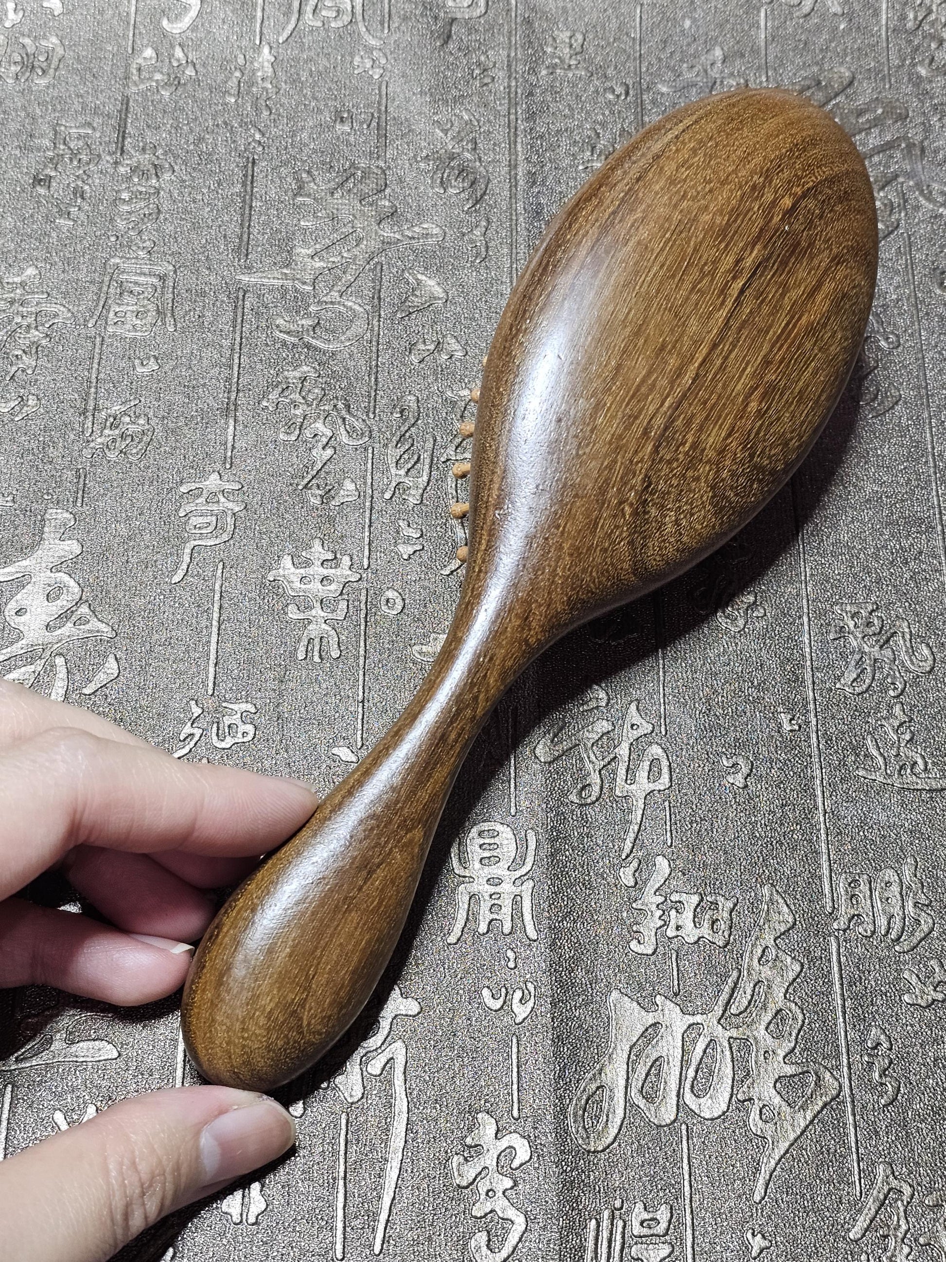 Sandalwood Cushion Comb, Massage Comb, Wood Comb