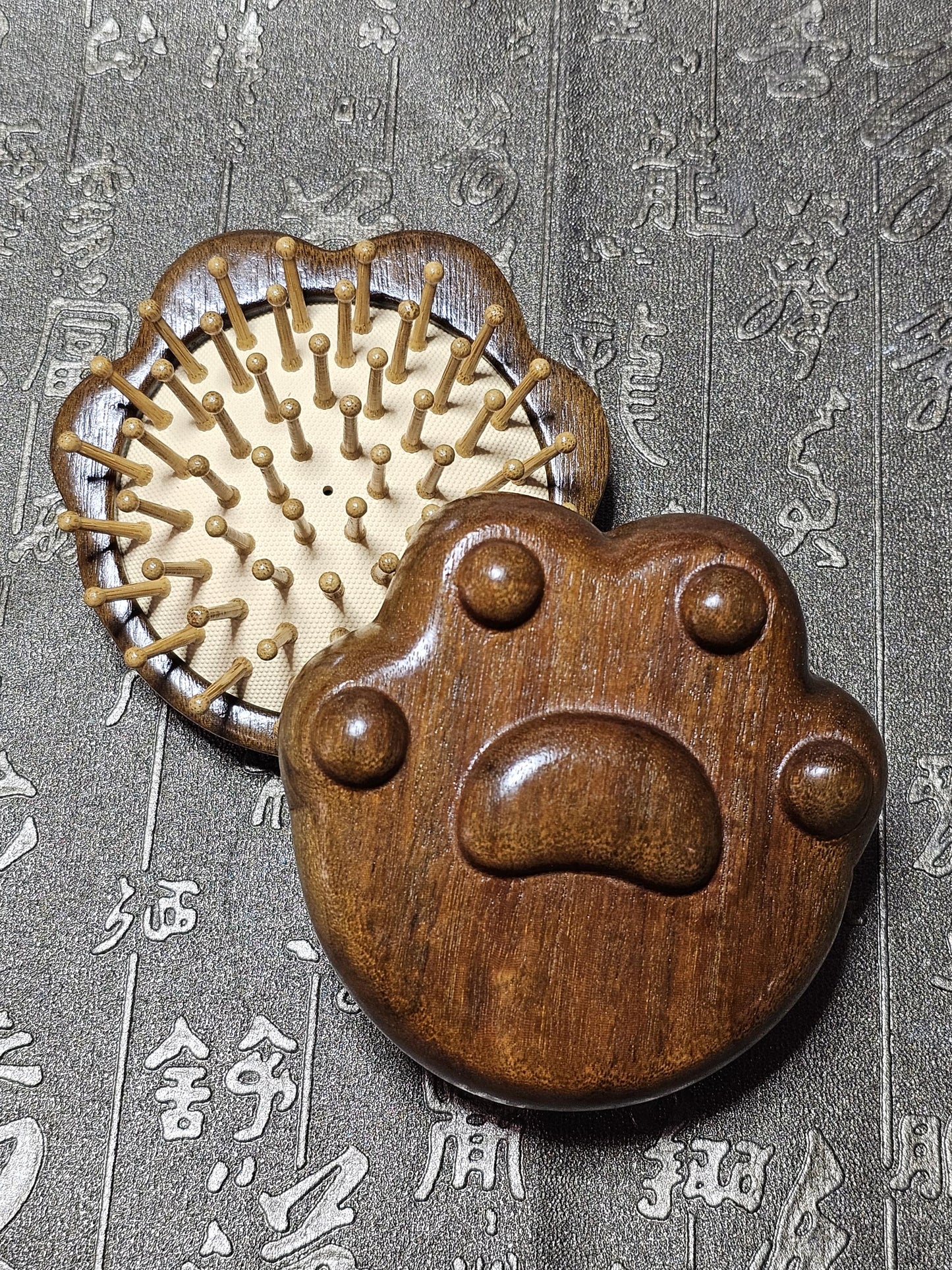 Sandalwood Cushion Comb, Massage Comb, Wood Comb