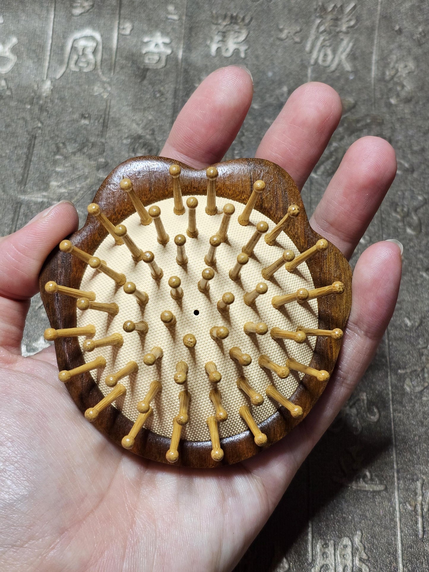 Sandalwood Cushion Comb, Massage Comb, Wood Comb