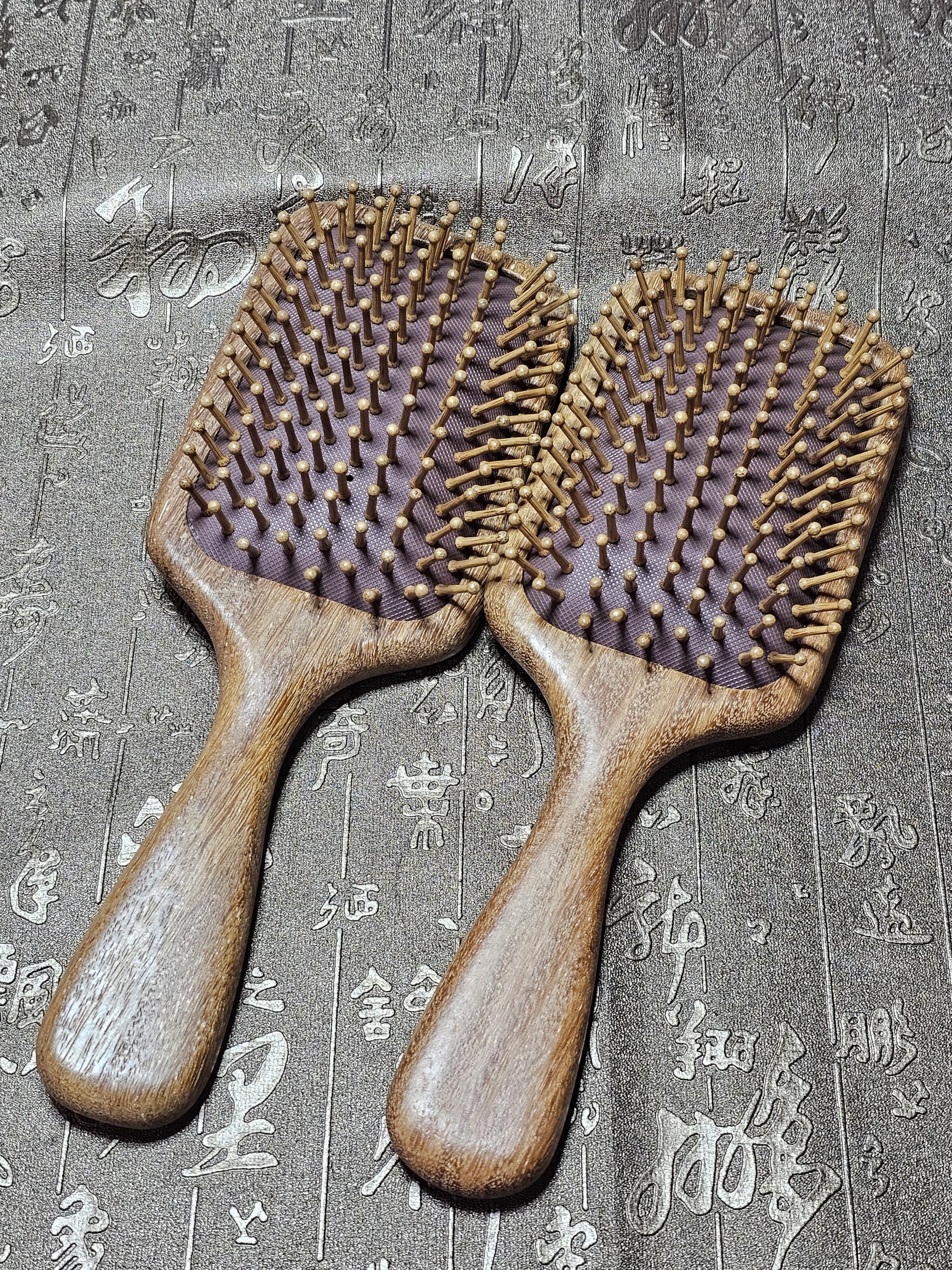 Sandalwood Cushion Comb, Massage Comb, Wood Comb