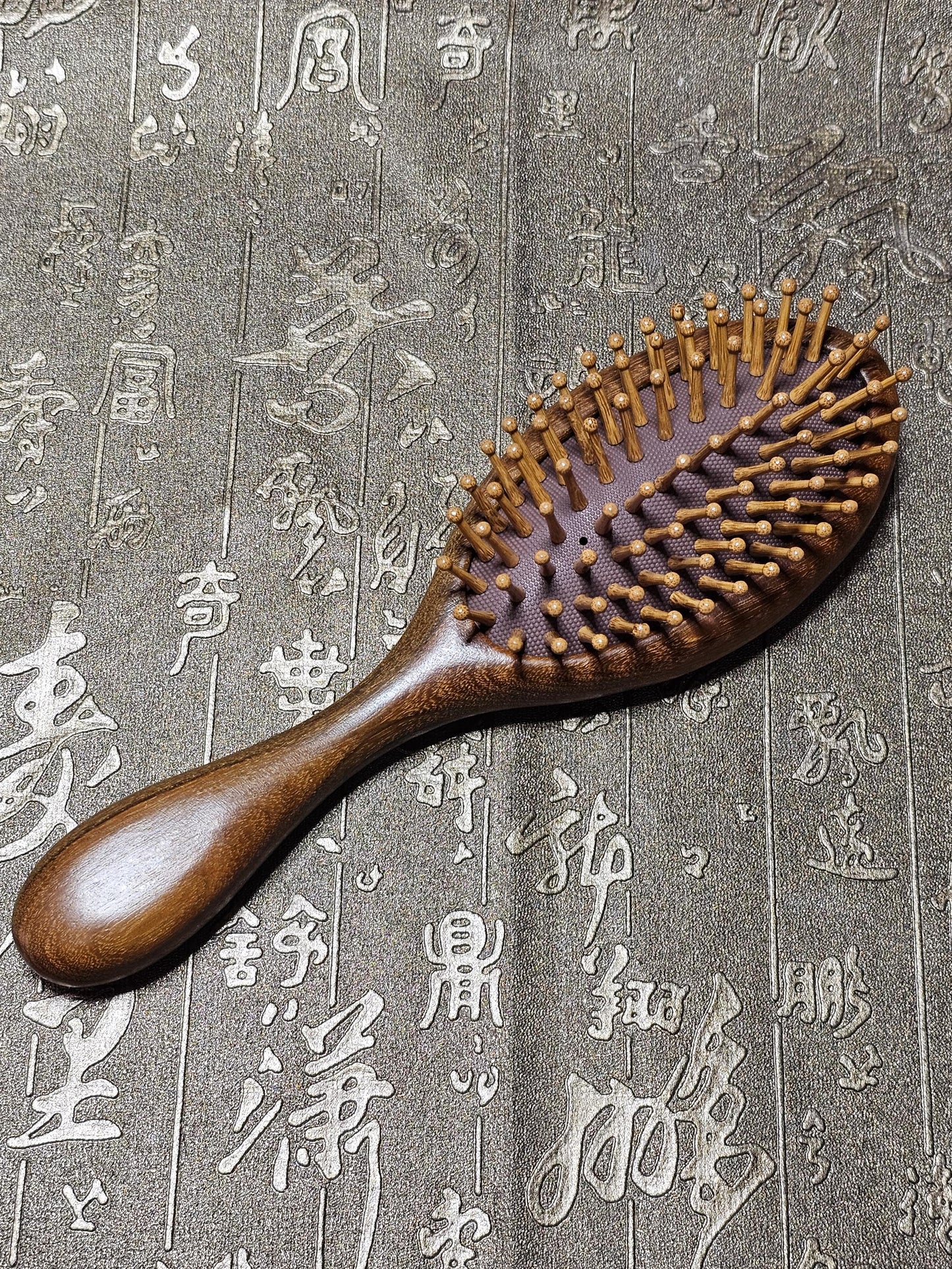 Sandalwood Cushion Comb, Massage Comb, Wood Comb