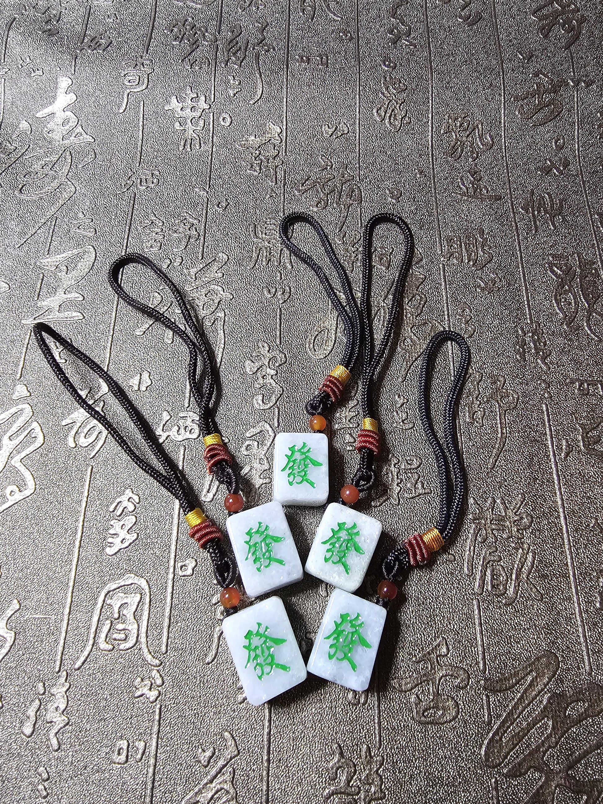 Mahjong Keychain, Wealth Wishes, Lucky MahJong, Mahjong Tiles