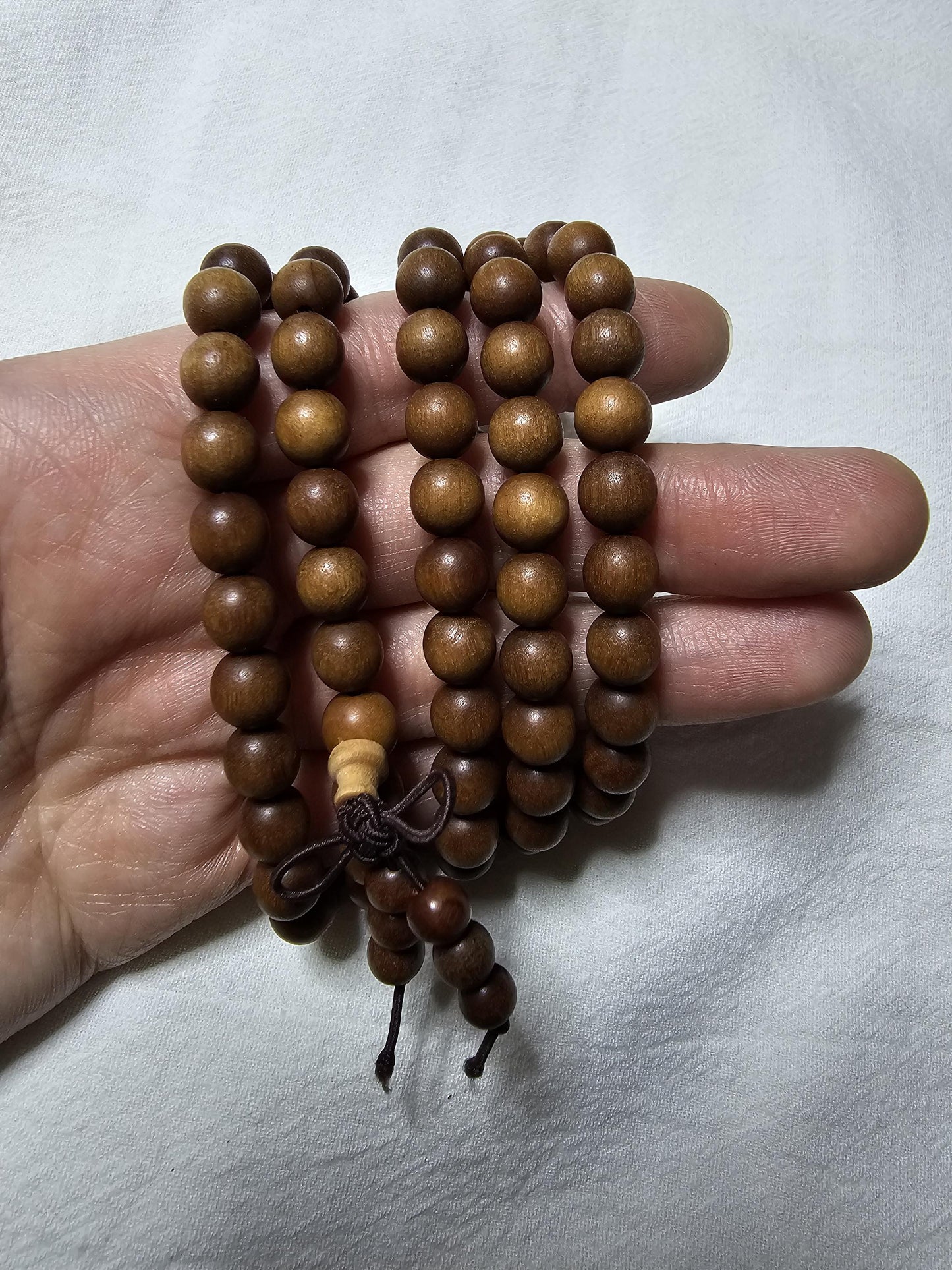 Sandalwood Necklace, Buddhist Bead, Fashion Accessories, Amora Wood
